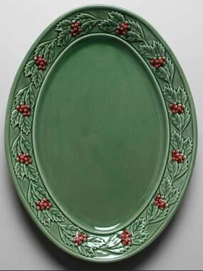 RARE Holly (Christmas Holly) by BORDALLO PINHEIRO (Flaw read description)